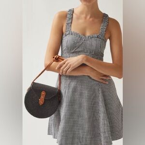 Maeve Sweetheart Mini Dress-Women's Size: XS-Color: Black & White-NEW!!